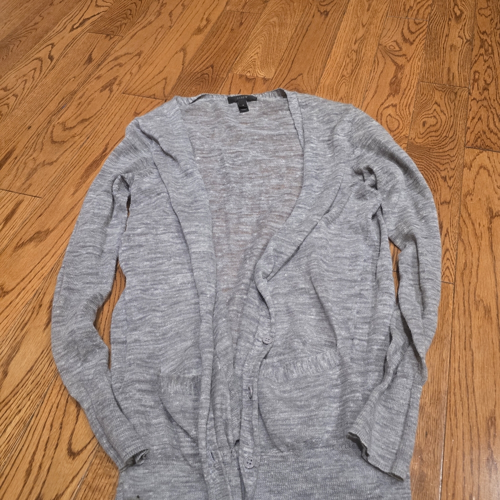 J. Crew Light Gray Women's Cardigan